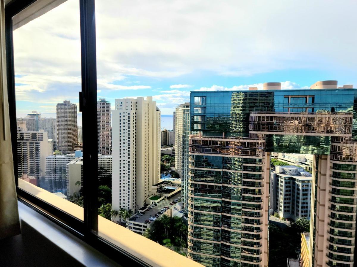 Waikiki Condo High Floor Views Beaches Convention Center Honolulu Eksteriør billede