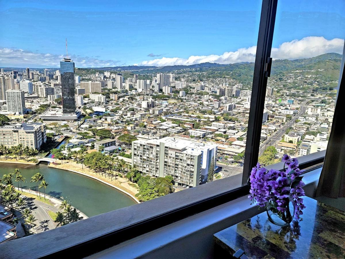 Waikiki Condo High Floor Views Beaches Convention Center Honolulu Eksteriør billede