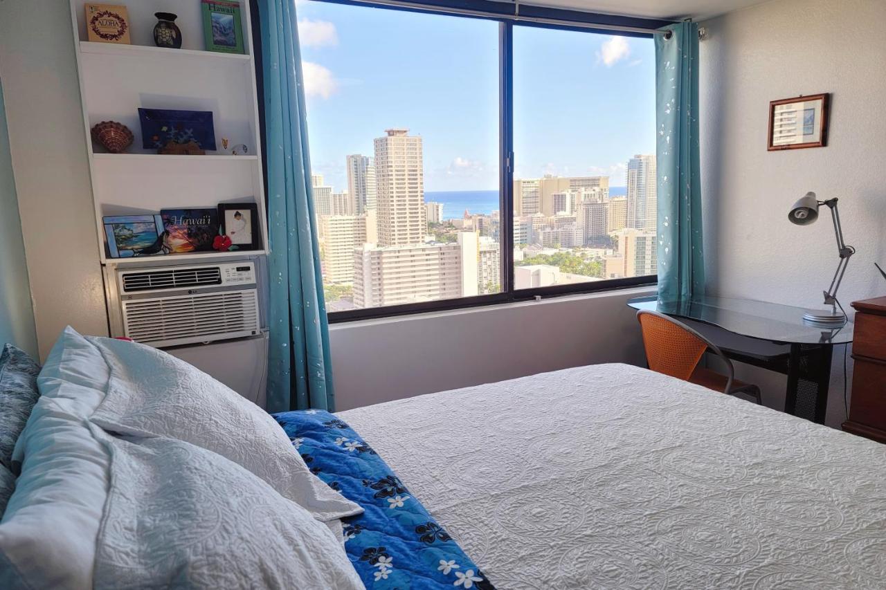Waikiki Condo High Floor Views Beaches Convention Center Honolulu Eksteriør billede