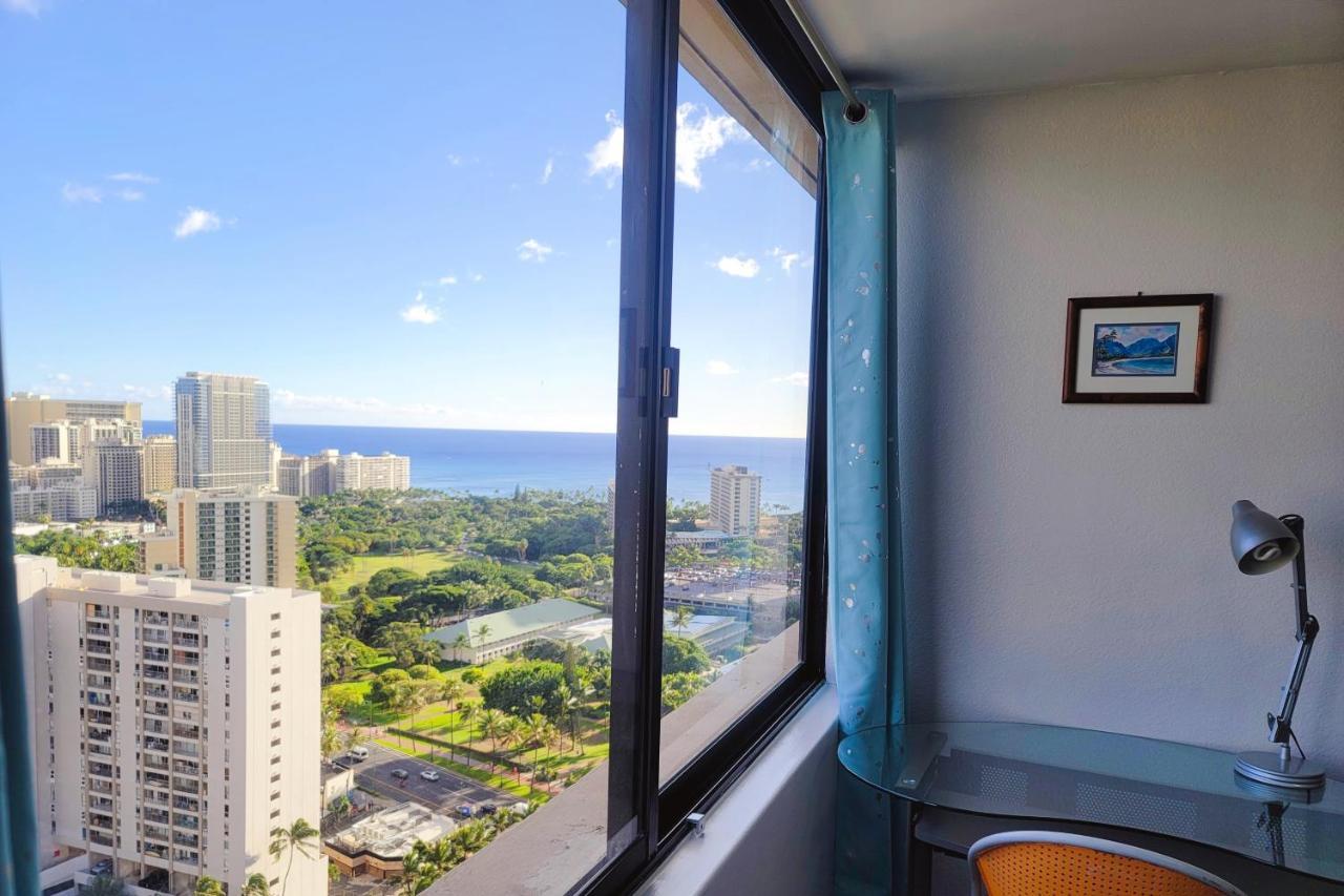 Waikiki Condo High Floor Views Beaches Convention Center Honolulu Eksteriør billede