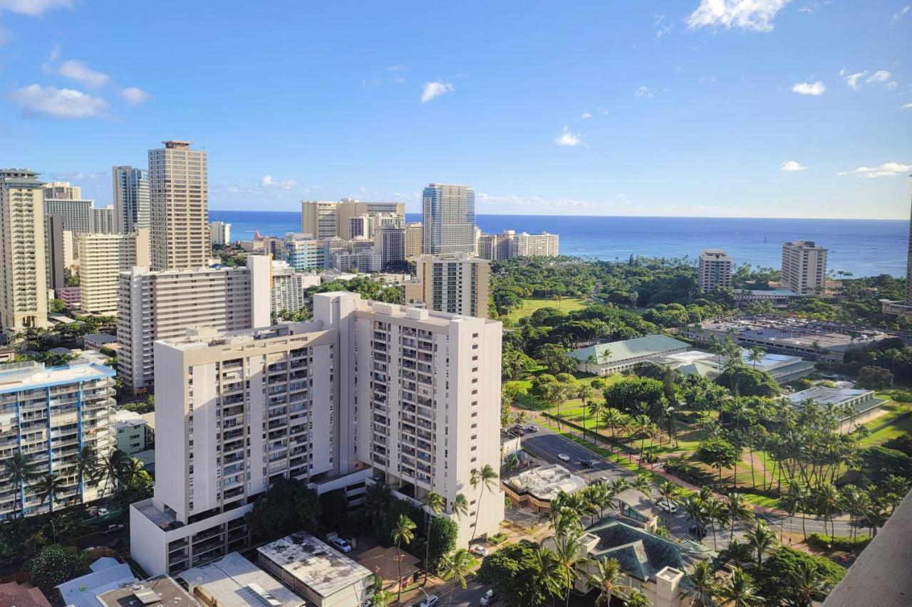 Waikiki Condo High Floor Views Beaches Convention Center Honolulu Eksteriør billede
