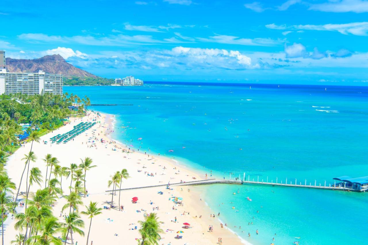 Waikiki Condo High Floor Views Beaches Convention Center Honolulu Eksteriør billede